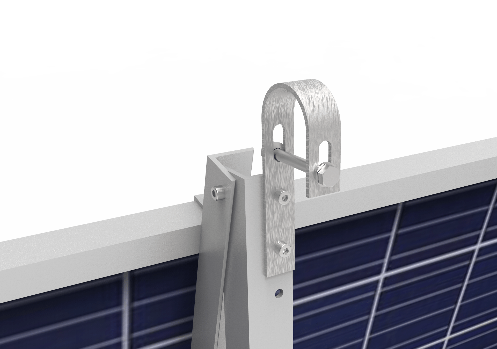 Solarmodul Halterung für Balkon 15° - Syrink