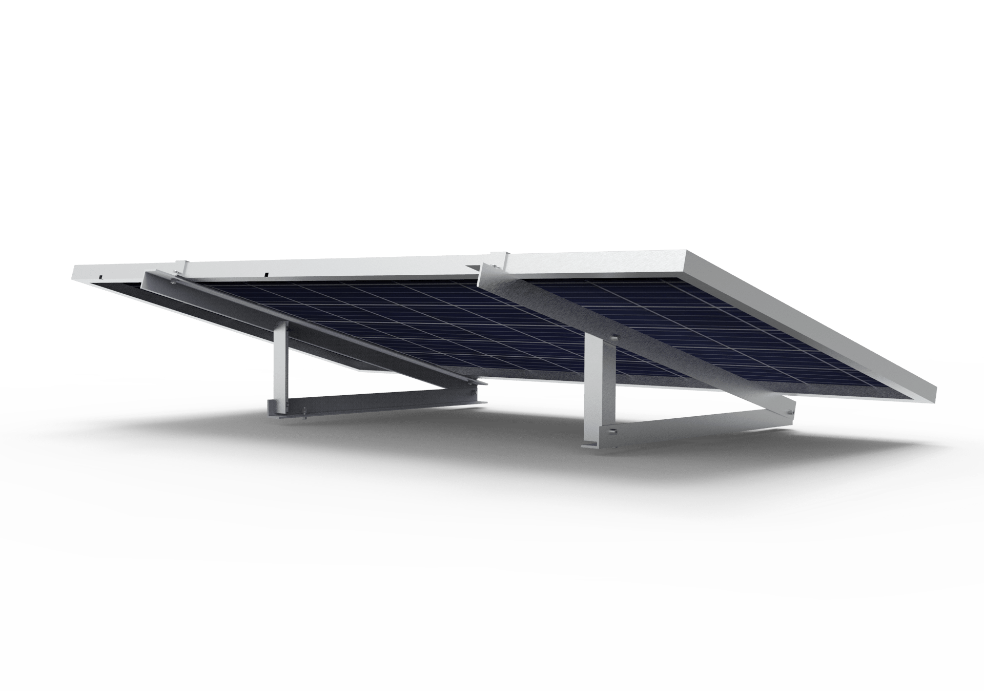 Solarmodul Halterung für Balkon 15° - Syrink