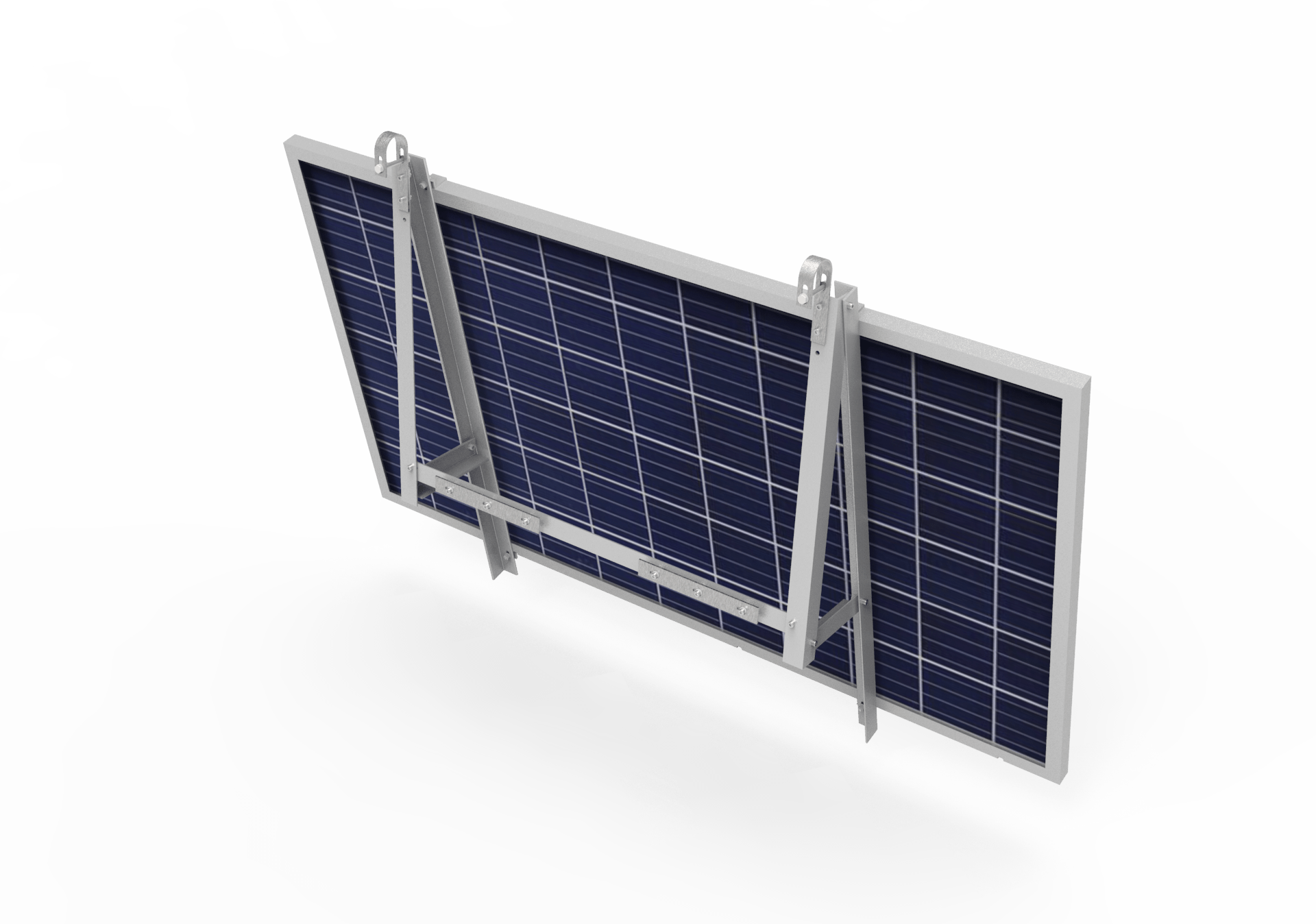 Solarmodul Halterung für Balkon 15° - Syrink