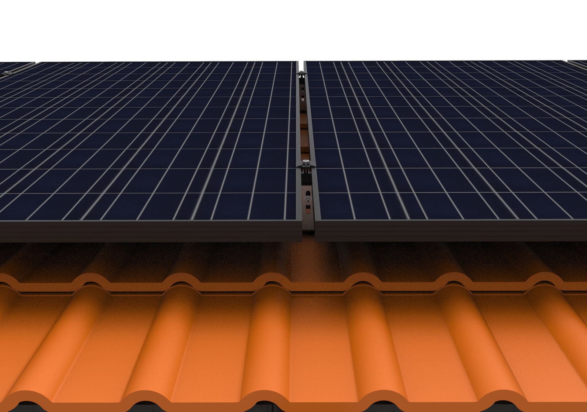 Montageset Solarmodul Halterung für Ziegeldach - Syrink